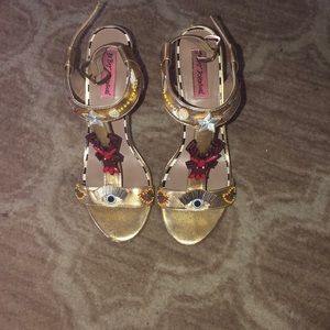 Betsey Johnson Dancing Lobster Heels